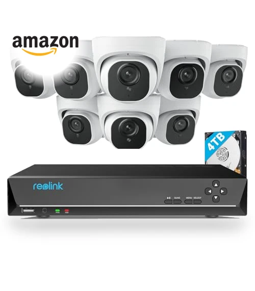 4K Security Camera System Wired — Security Cameras, Reolink