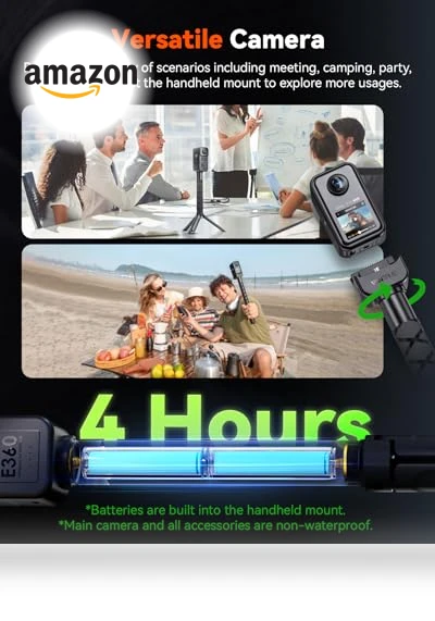 5.2K 360° Panoramic WiFi Dash Cam — Rearview Cameras for Cars, VANTRUE