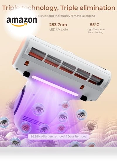 Bed Vacuum Cleaner with Dust Sensor — Vacuums, JIGOO