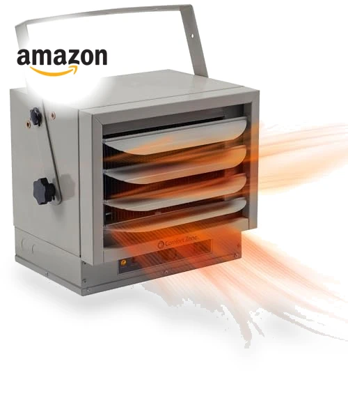 Ceiling Mounted Electric Garage Heater — Heater Covers, Comfort Zone