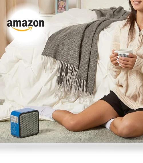 Ceramic Space Heater — Portable Heating Solutions, Amazon Basics