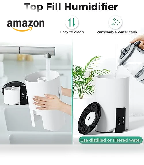 Cool Mist Humidifier with Smart App Control — Air Moisturizers, NBONEBS