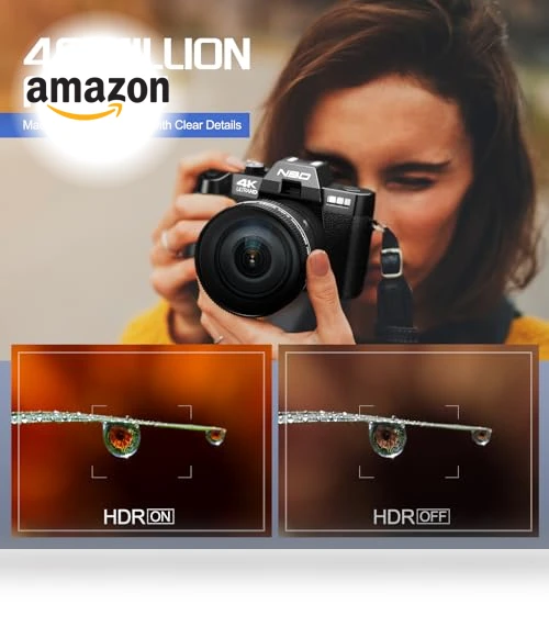 Digital Camera for Photography 4K with 48MP Autofocus — Compact Digital Cameras, NBDDIGITAL