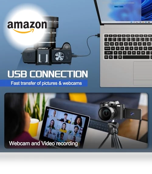 Digital Camera for Photography 4K with 48MP Autofocus — Compact Digital Cameras, NBDDIGITAL