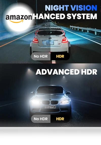 Dual Dash Camera for Cars — Rearview Cameras for Cars, COOLCRAZY