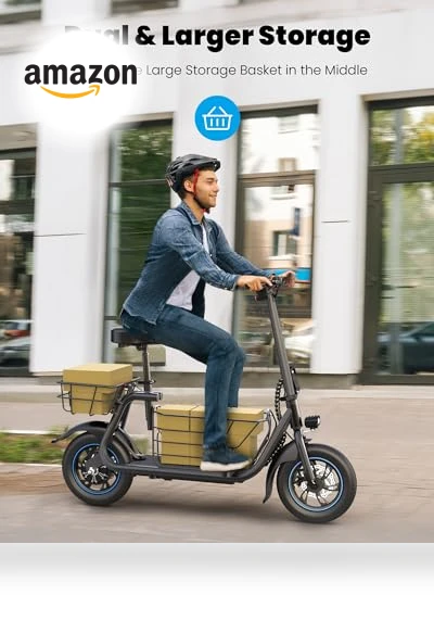 Electric Scooter with Seat for Adults — Electric Self-Balancing Scooters, Gyroshoes