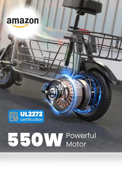 Electric Scooter with Seat for Adults — Electric Self-Balancing Scooters, Gyroshoes