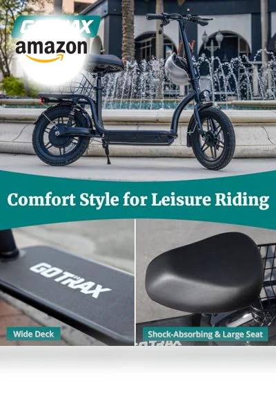 Electric Scooter with Seat — Electric Vehicles, Gotrax