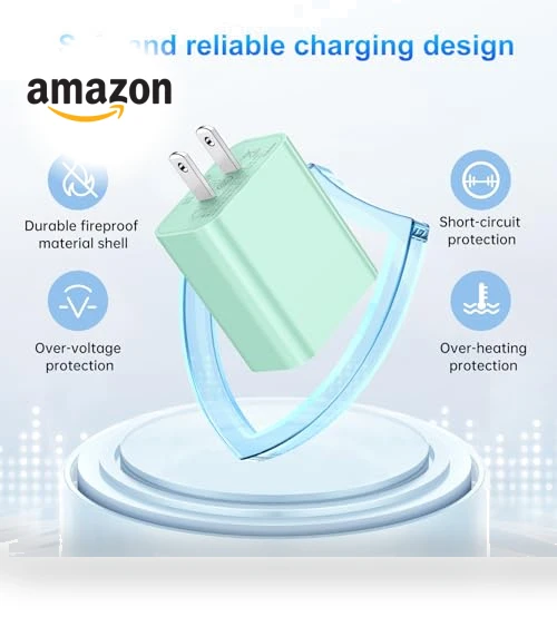 Fast Charging USB C Wall Charger with Lightning Cable — Chargers, Dayaoncy