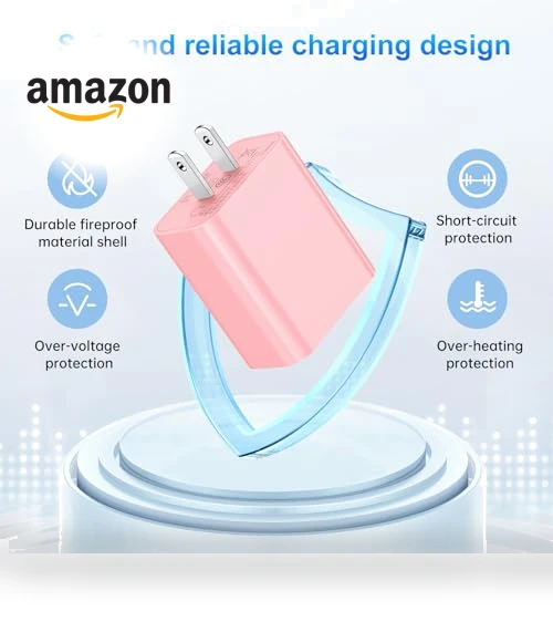 Fast Charging USB C Wall Charger with Lightning Cable — Chargers, Dayaoncy