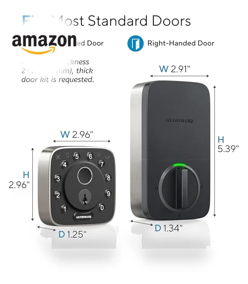 Fingerprint Smart Lock — Deadbolts, ULTRALOQ
