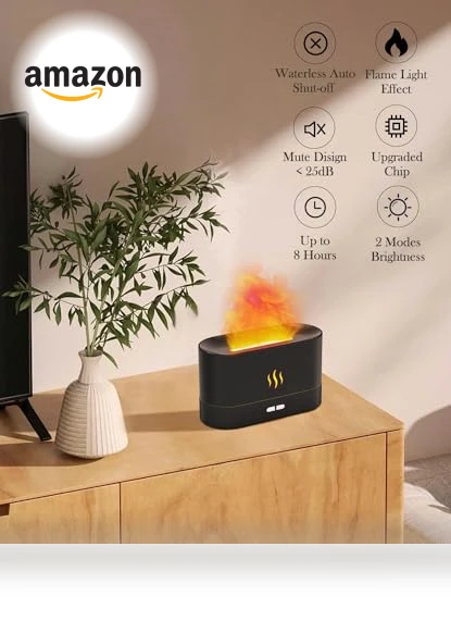 Flame Air Diffuser Humidifier — Diffusers, Aegci