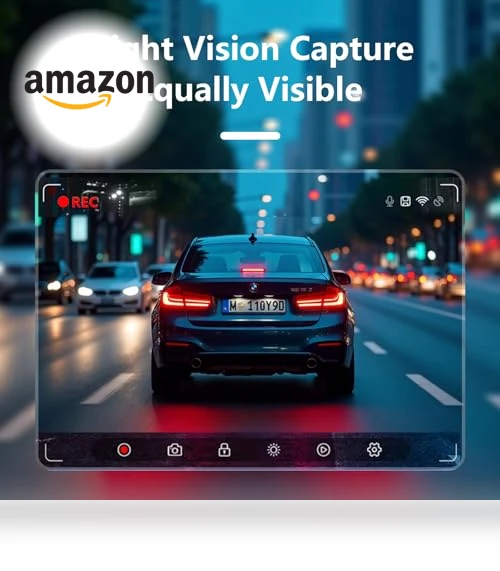 Front and Rear Dash Cam with 3.69” IPS Display — Dashboard Cameras, RUILIXIN