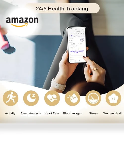 Health Fitness Tracker Ring — Smartwatches, NESSTFUN