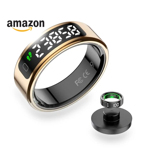 LED Smart Ring Health Tracker — Wearable Accessories, Comforniture