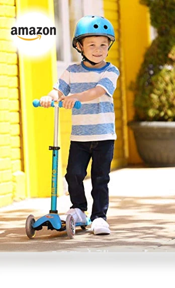 Mini Deluxe Three Wheeled Scooter — Balance Bikes, Micro