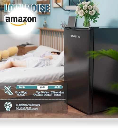 Mini Fridge with Freezer — Mini Fridges, Manastin