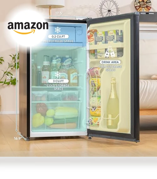 Mini Fridge with Freezer — Mini Fridges, Manastin