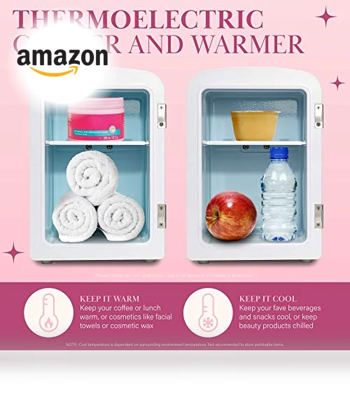 Mini Refrigerator and Personal Beauty Fridge — Cooling Solutions, Paris Hilton