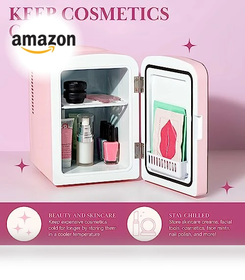 Mini Refrigerator and Personal Beauty Fridge — Cooling Solutions, Paris Hilton