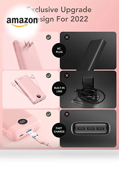 Portable Charger 20000mAh with Fast Charging — Chargers, VRURC