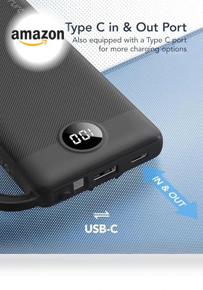Portable Charger with Built in Cables — Charging Solutions, VRURC