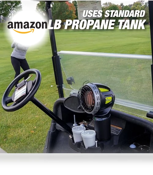 Portable Propane Heater for Golf Carts — Portable Heating Solutions, Mr. Heater