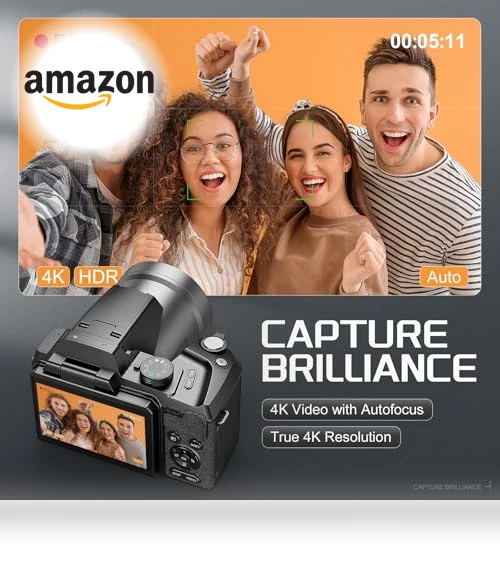 Professional Digital Camera for Photography Autofocus — Compact Digital Cameras, NBDDIGITAL