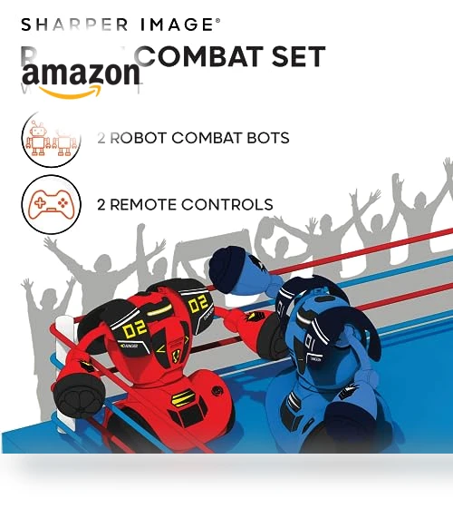 Robot Combat Set — Interactive Figures & Robots, Sharper Image