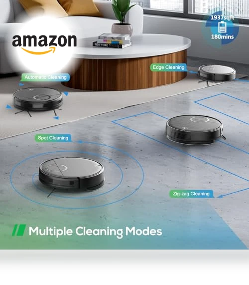 Robot Vacuum and Mop Combo — Smart Cleaning Robots, MAMNV