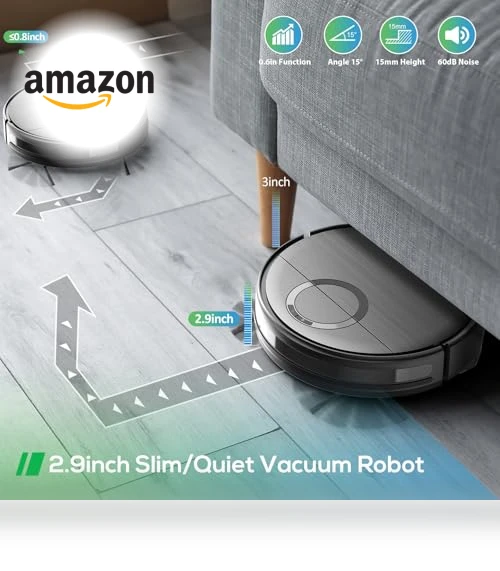 Robot Vacuum and Mop Combo — Smart Cleaning Robots, MAMNV