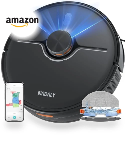 Robot Vacuum and Mop Combo — Smart Cleaning Robots, NADALY