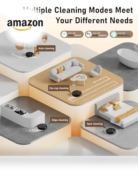 Robot Vacuum and Mop Combo — Smart Cleaning Robots, NADALY