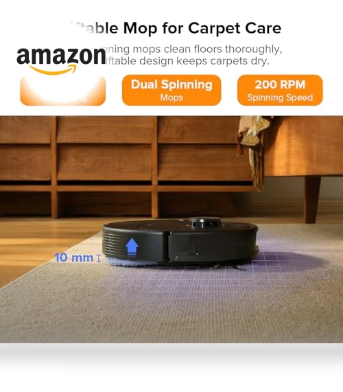 Robot Vacuum and Mop with FlexiArm Design — Smart Cleaning Robots, Roborock