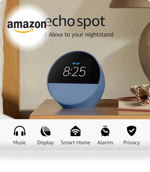 Smart Alarm Clock with Alexa — Alarms & Clocks, Amazon