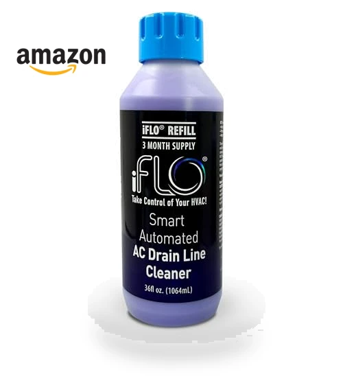 Smart Automated AC Drain Line Cleaner Cartridge — Air Moisture Control, iFLO