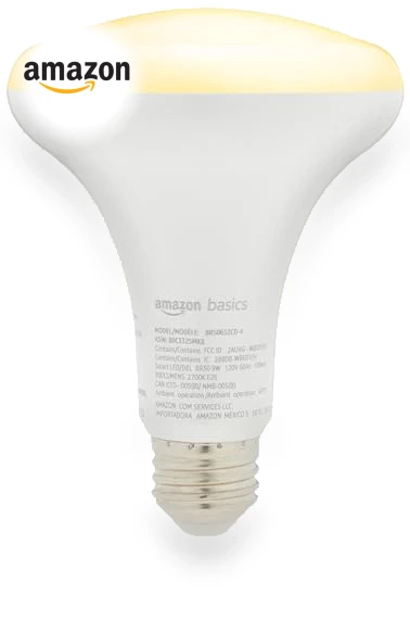 Smart BR30 LED Light Bulb — LED, Amazon Basics