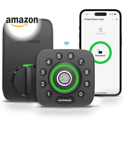 Smart Lock with Fingerprint ID and WiFi — Smart Home Security, ULTRALOQ