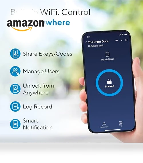 Smart Lock with Fingerprint ID and WiFi — Smart Home Security, ULTRALOQ