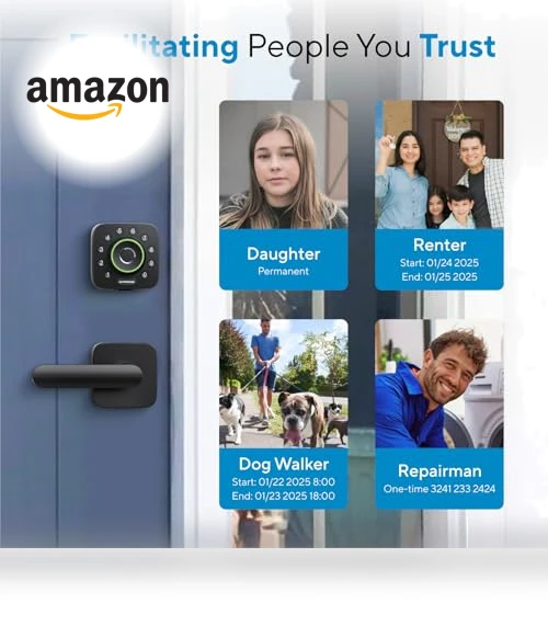 Smart Lock with Fingerprint ID and WiFi — Smart Home Security, ULTRALOQ