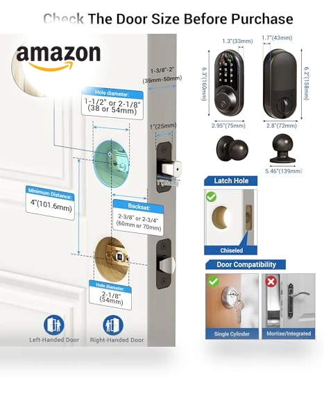 Smart Locks for Front Door — Accessories, Veise