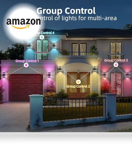Smart Outdoor Wall Lights — LED, Zinola