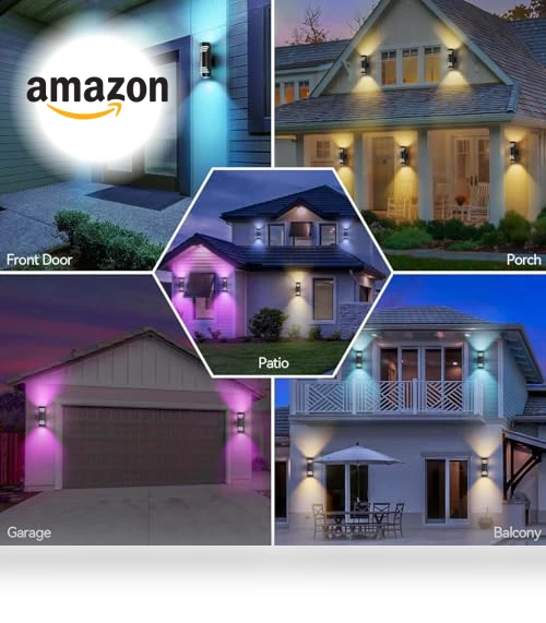 Smart Outdoor Wall Lights — LED, Zinola