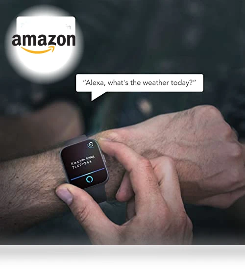 Smart Watch with Alexa Built-in & Bluetooth Call — Smartwatches, SKG