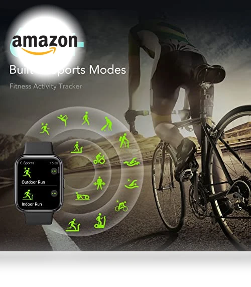 Smart Watch with Alexa Built-in & Bluetooth Call — Smartwatches, SKG