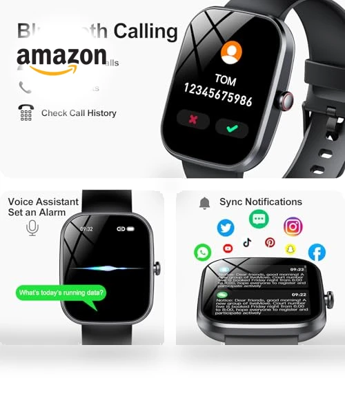 Smart Watch with Bluetooth Calling — Smartwatches, WeurGhy