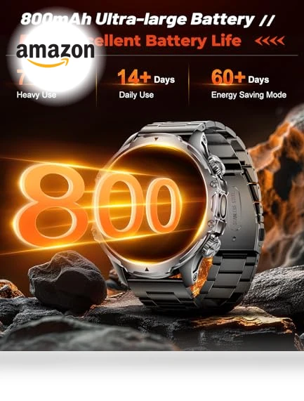 Smart Watch with LED Flashlight and Health Monitoring — Smartwatches, LIGE