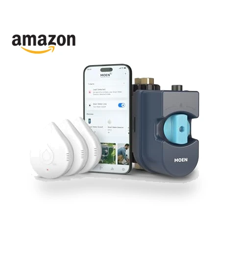 Smart Water Shutoff with Detectors — Water Leak Detection Systems, Moen