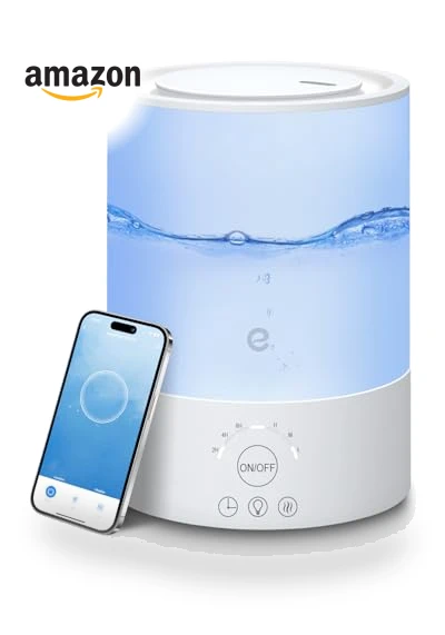 Smart WiFi Air Humidifier with Diffuser and Nightlight — Air Moisturizers, Esemoil