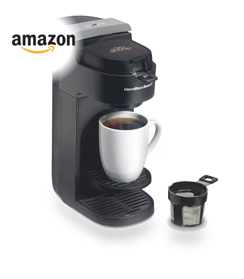 The Scoop Single Serve Coffee Maker & Fast Grounds Brewer — Electric Blade Coffee Grinders, Hamilton Beach